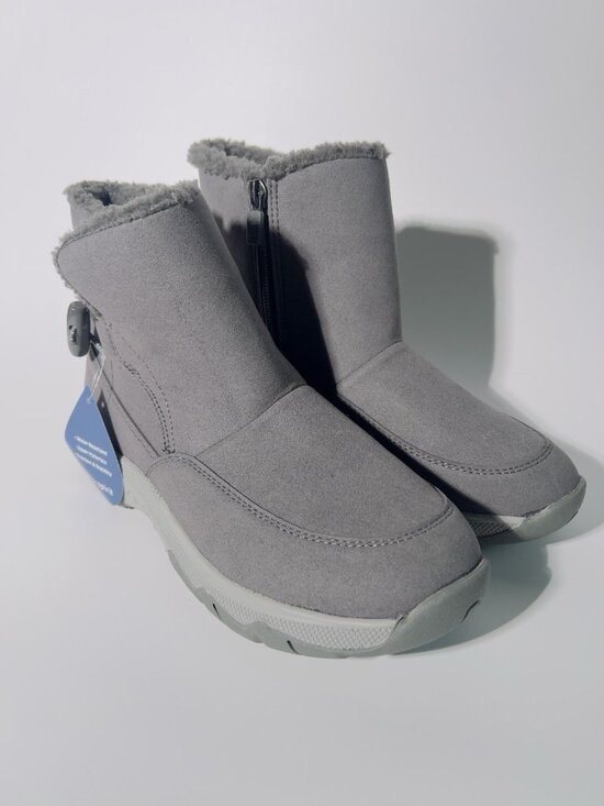 Easy Spirit Shoes - Easy Spirit Tyme2 Water Repellent Sherpa Ankle Boots Gray Women’s Size 7.5 M